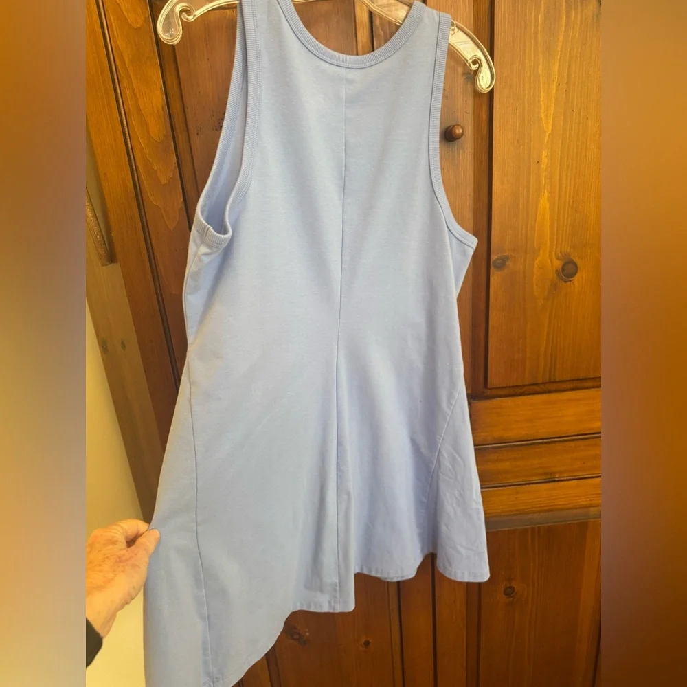 A New Day Size Large Sleeveless Light Blue Periwinkle A-Line Tank Dress. NWOT